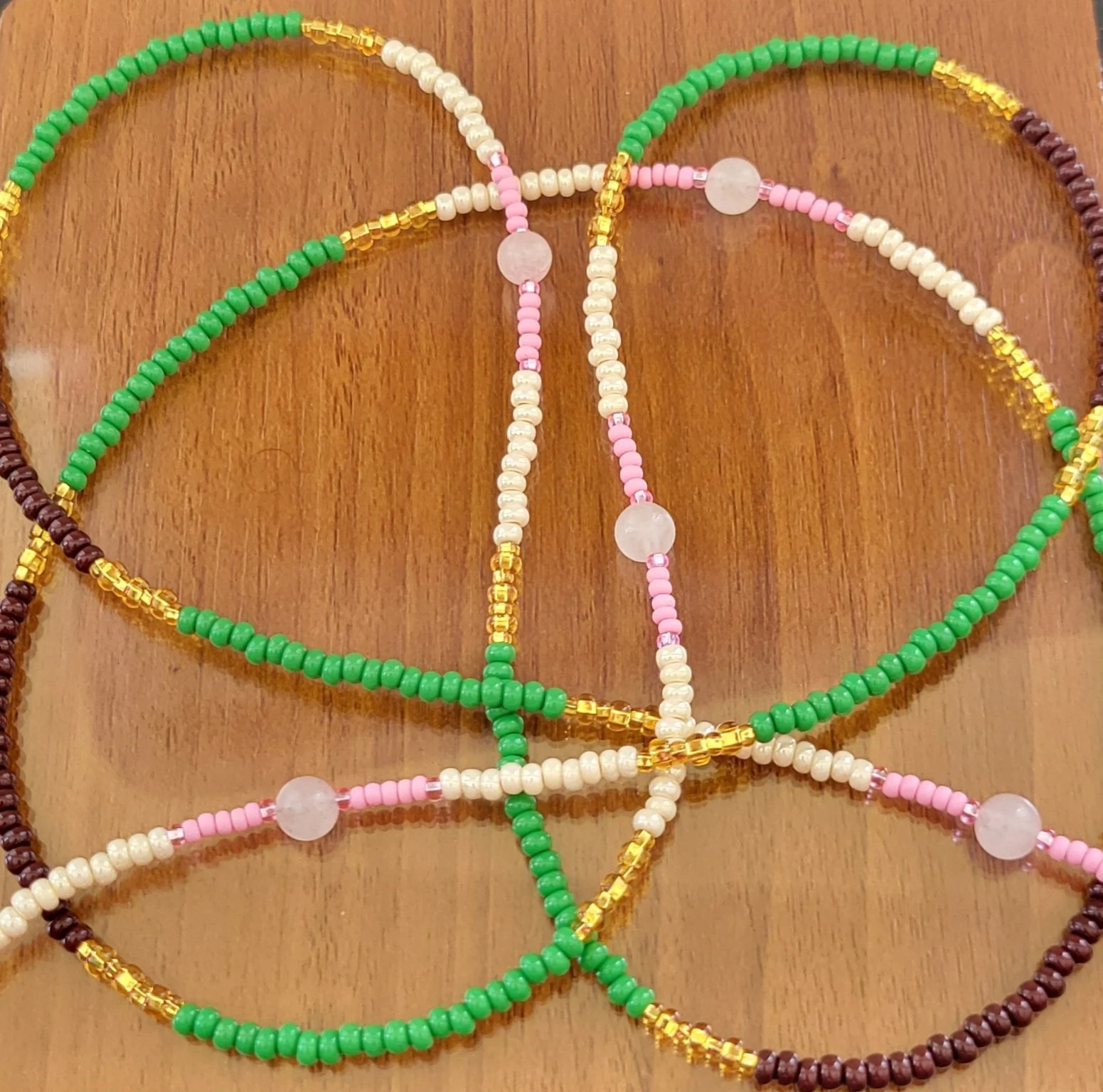 Cherry Blossom Waistbeads — Royal Waistbeads | Clasp Waist Beads